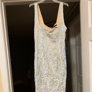 Midi Lace Detail Dress